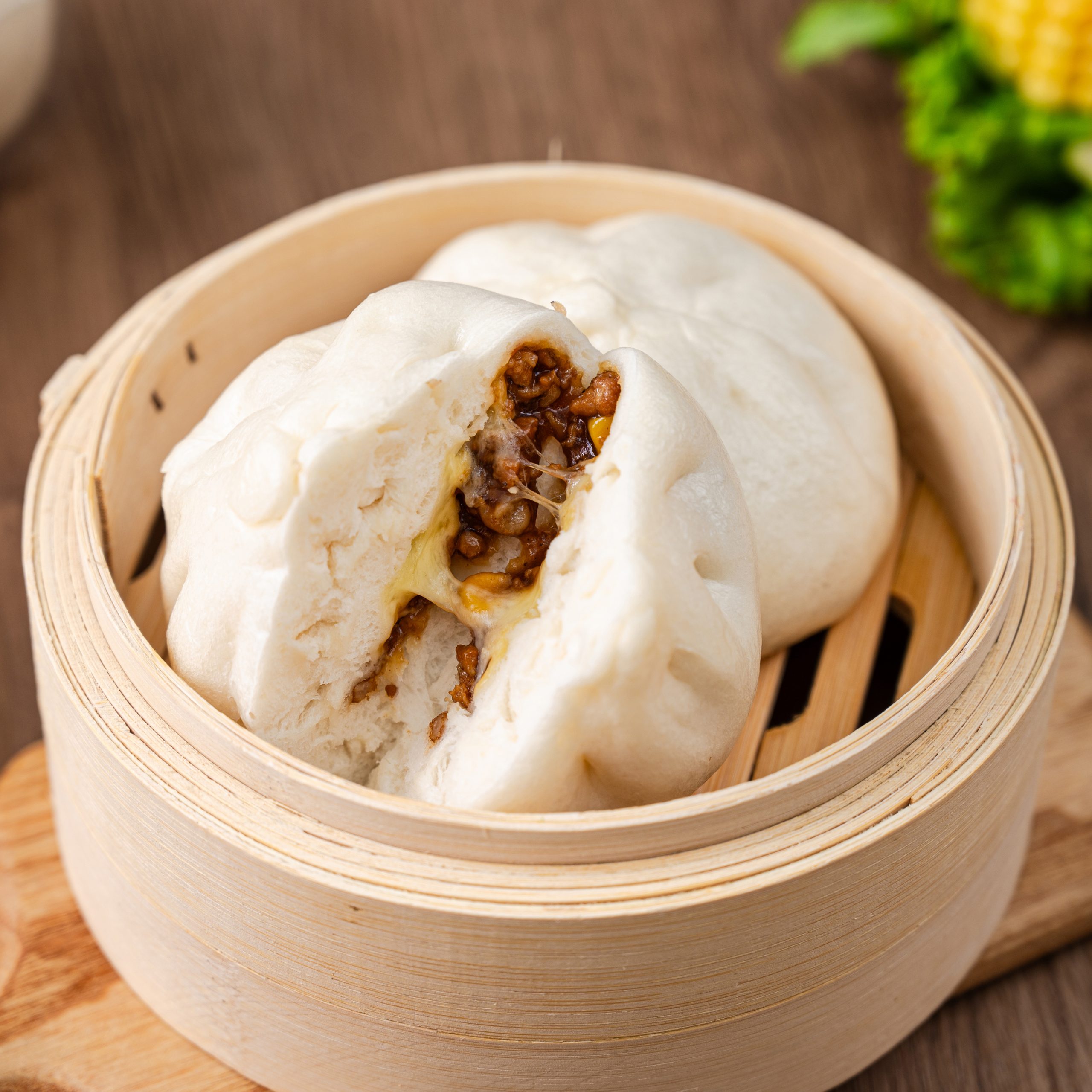Bánh Bao Nhân Phomai Ngô Orig Foods - Hộp 4 Bánh