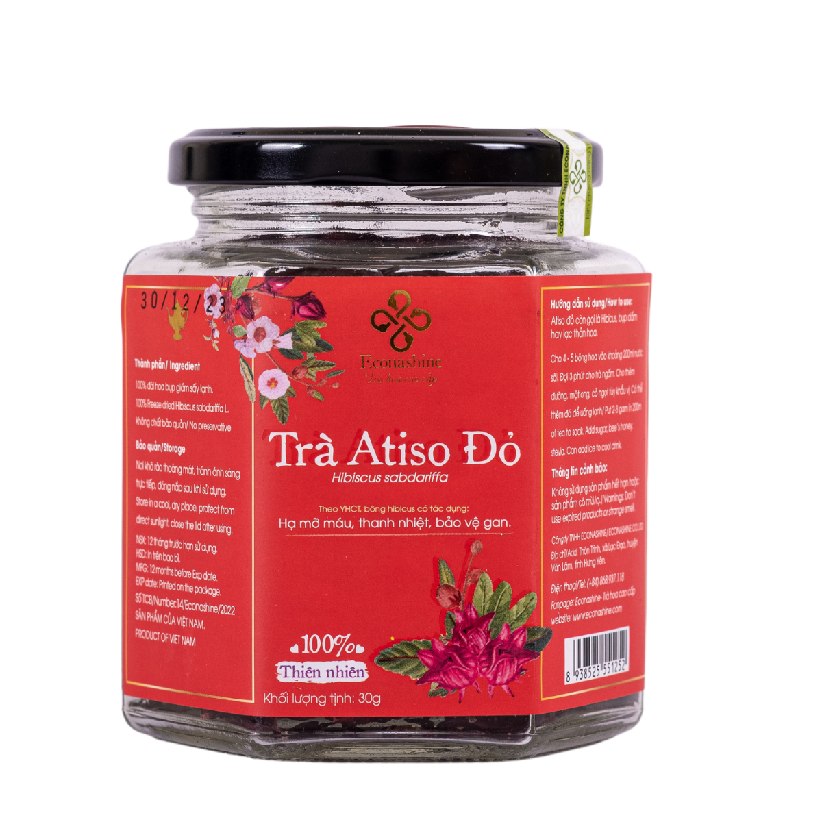 Trà Atiso Đỏ Eoconashine 30g