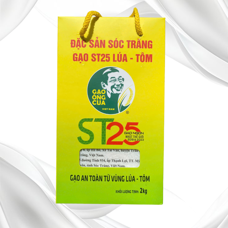 Gạo ST25 Lúa Tôm - Hộp 2kg - Ảnh 4