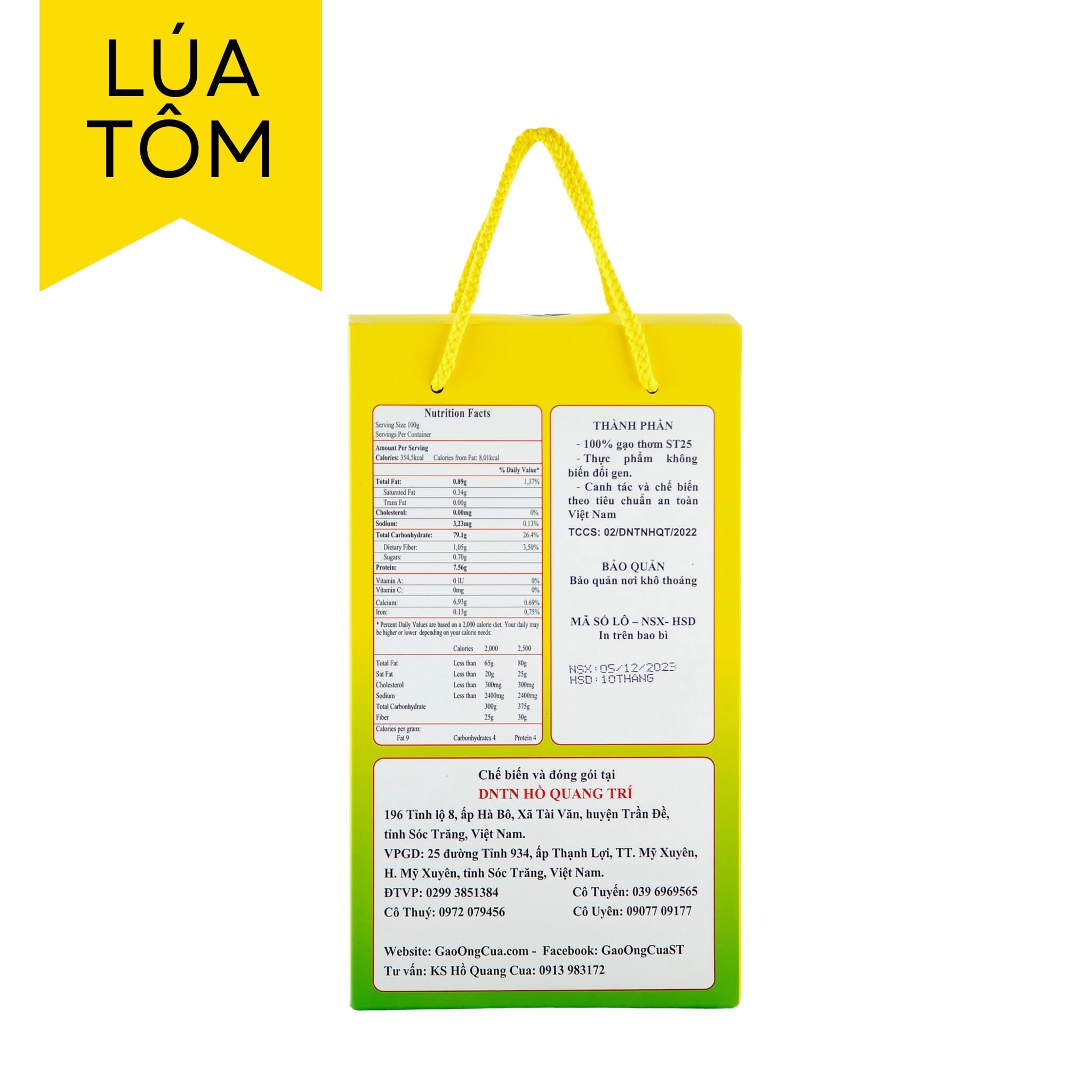 Gạo ST25 Lúa Tôm - Hộp 2kg - Ảnh 3