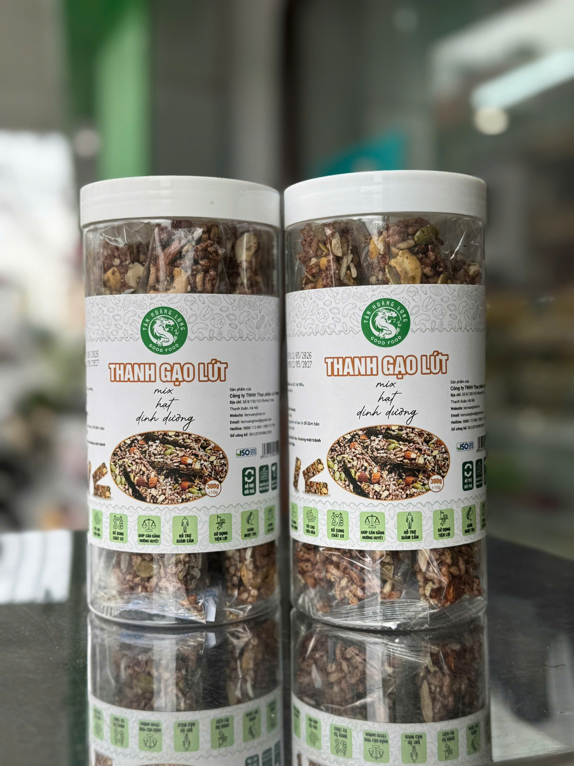 Thanh gạo lứt Mix hạt dinh dưỡng 300g - Ảnh 3