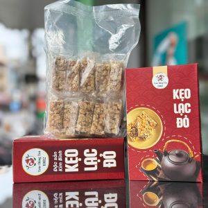 Kẹo Lạc Đỏ - Trúc Hồng Trà 200gr