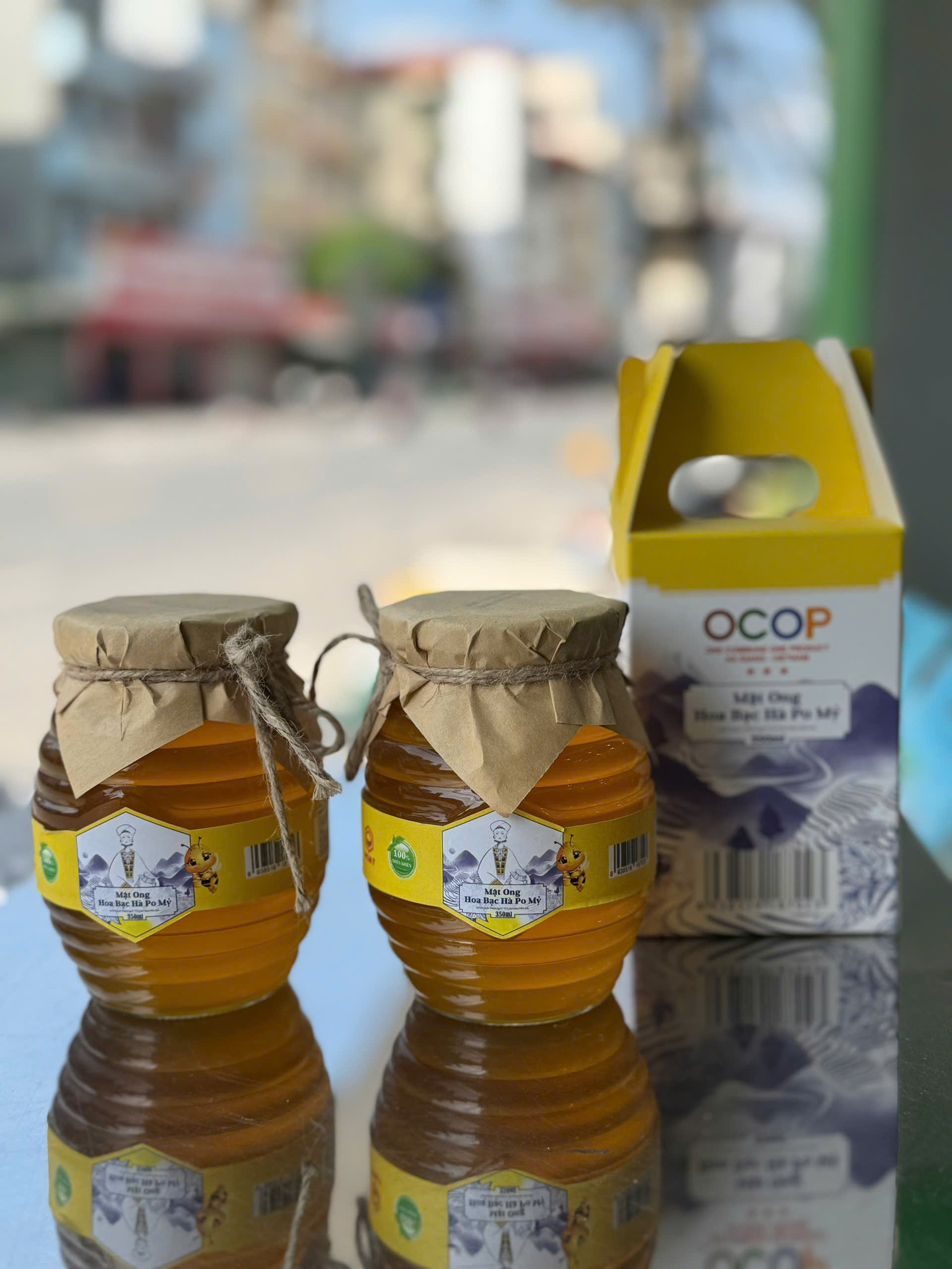 Mật Ong Hoa Bạc Hà Po Mỷ Hũ 350ml Đặc Sản Hà Giang - Ảnh 2