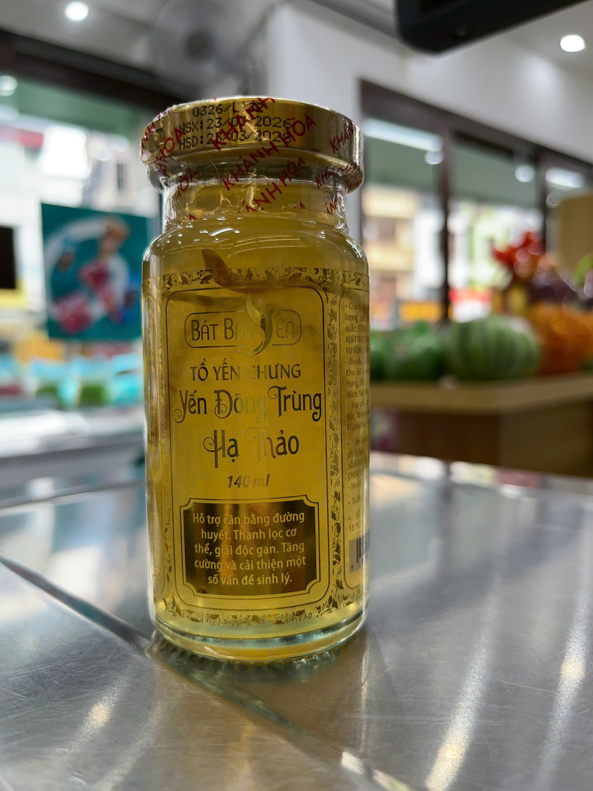 Yến Chưng Đông Trùng Hạ Thảo 140Ml