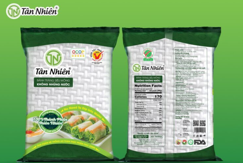 Bánh Tráng Không Nhúng Nước 45g – Tân Nhiên