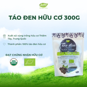 Táo đen hữu cơ (BLACK JUJUBE) Anbio Túi 300g