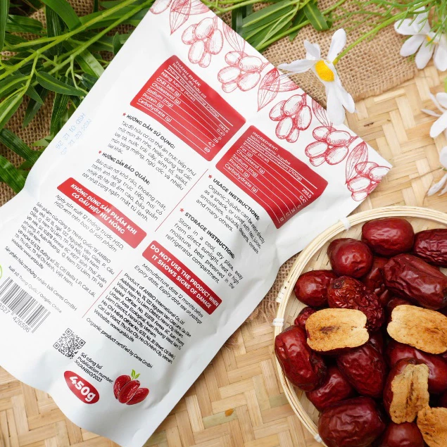TÁO ĐỎ HOTAN HỮU CƠ VIP SIZE ANBIO 450G ( 8-9 quả /100g) - Ảnh 3